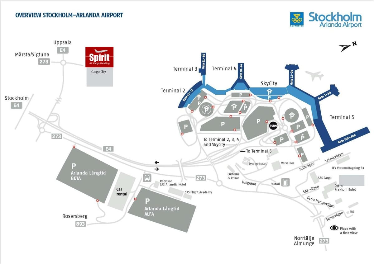 नक्शा arlanda