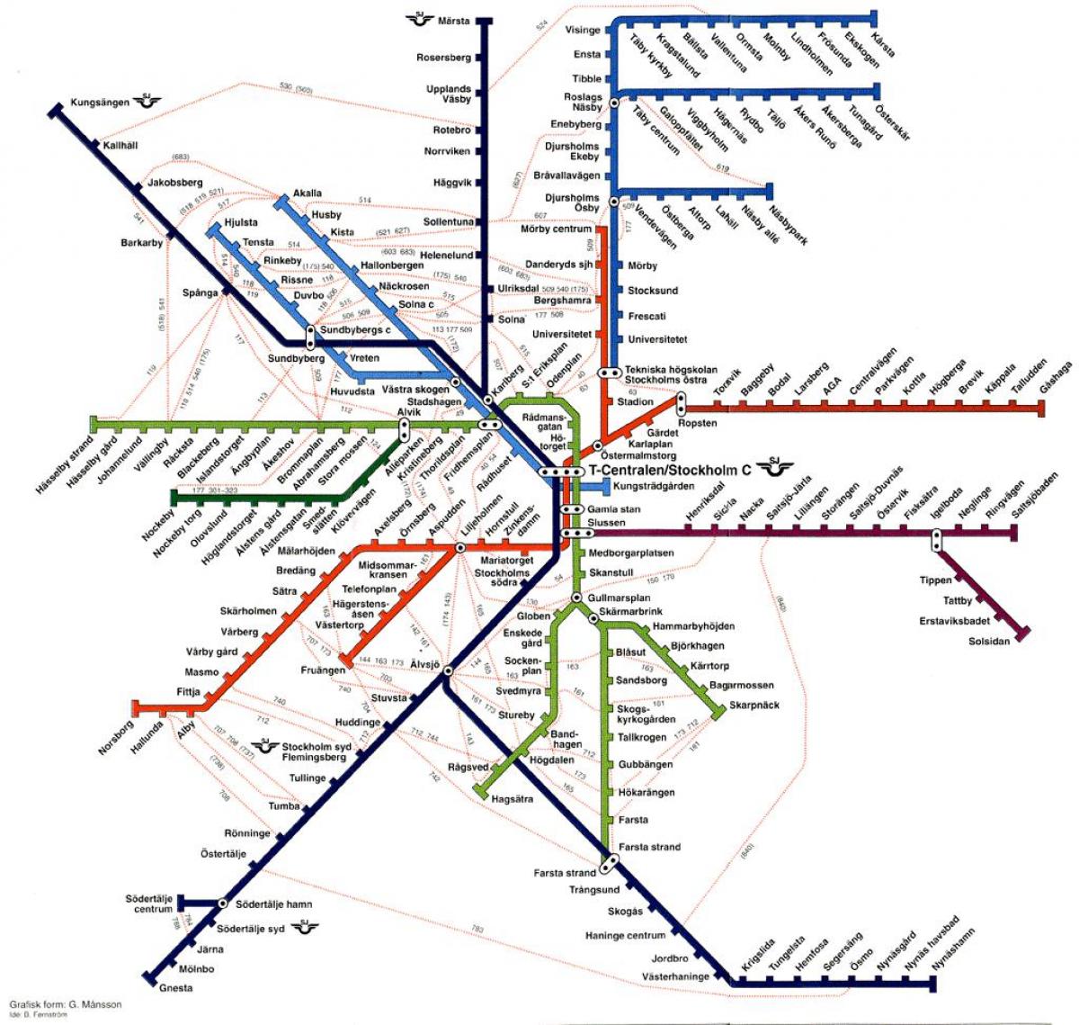 sl ट्रेन का नक्शा