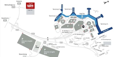 नक्शा arlanda