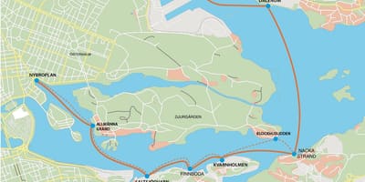 नक्शे के frihamnen स्टॉकहोम