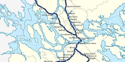 स्टॉकहोम pendeltåg नक्शा